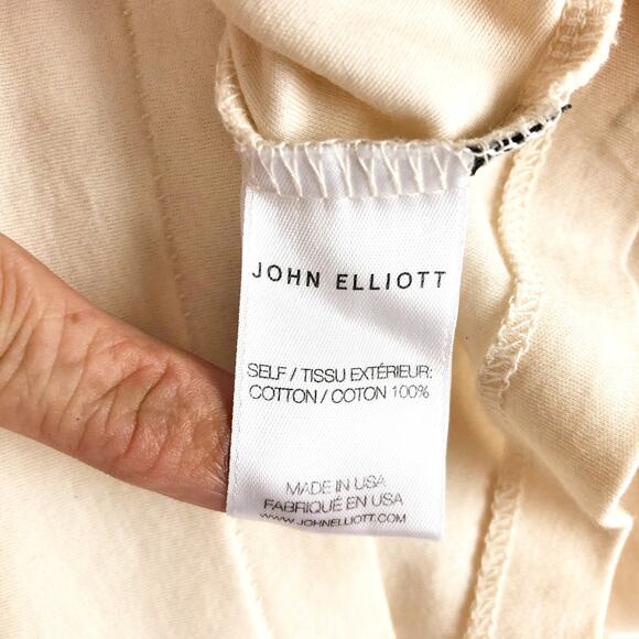 John Elliot Womens TShirt Dress Small Cream Alabaster  Sleeveless Pullover NWOT - Picture 10 of 11